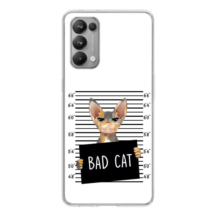 Custom Personalized Bad Cat Phone Case - Upto 2 Cats - Gift Idea For Cat Lover - Yes, We're Aware Of How Obnoxious - Case For Xiaomi, Oppo And Huawei