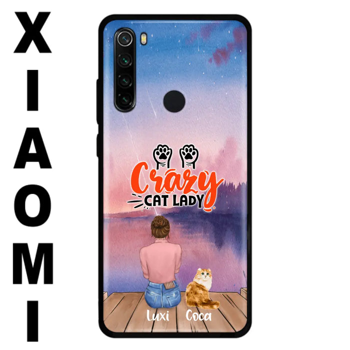 Custom Personalized Cat Mom Phone Case - Upto 5 Cats - Gift Idea For Cat Lover - Best Cat Mom Ever - Case For Xiaomi, Oppo And Huawei