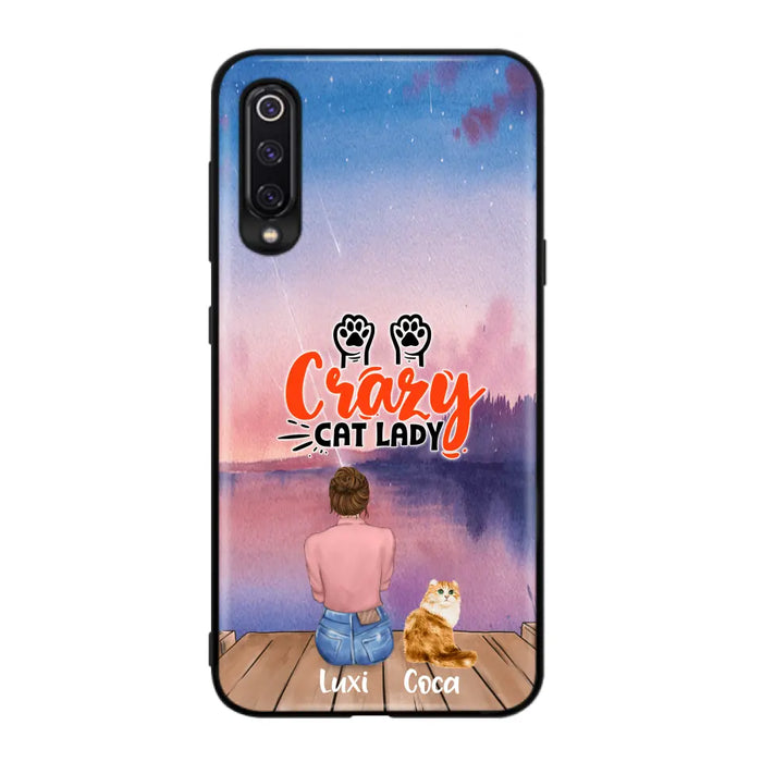 Custom Personalized Cat Mom Phone Case - Upto 5 Cats - Gift Idea For Cat Lover - Best Cat Mom Ever - Case For Xiaomi, Oppo And Huawei