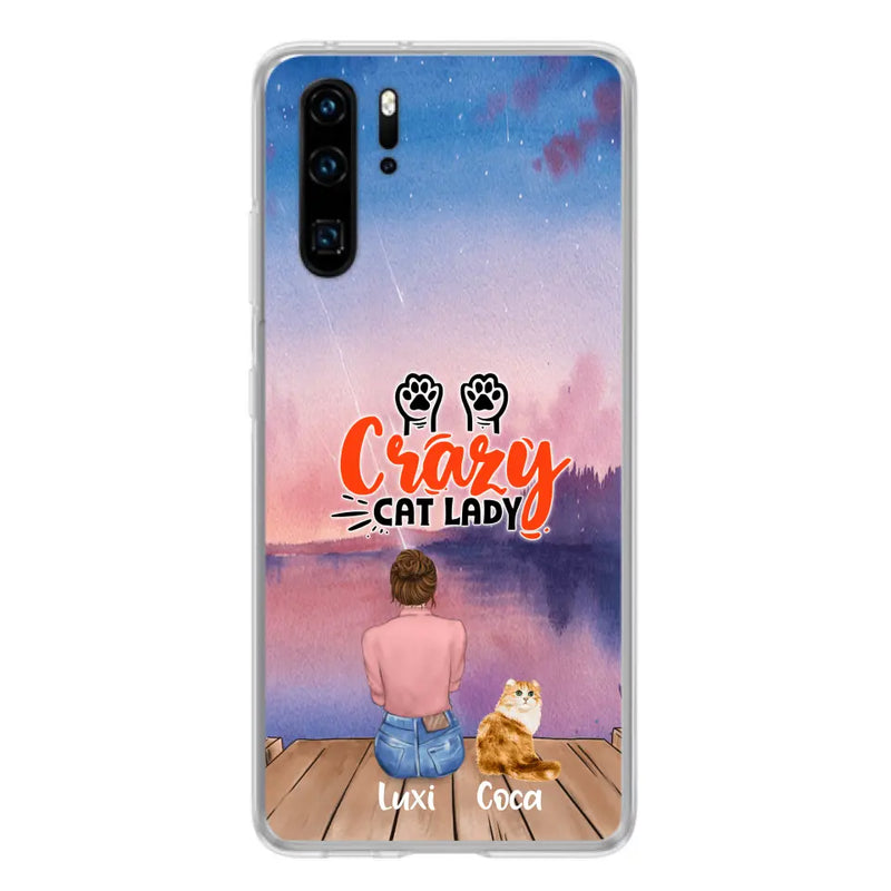 Personalized Cat Mom Phone Case - Up to 5 Cats - Gift Idea For Cat Lover - Best Cat Mom Ever - Case For Xiaomi, Oppo And Huawei