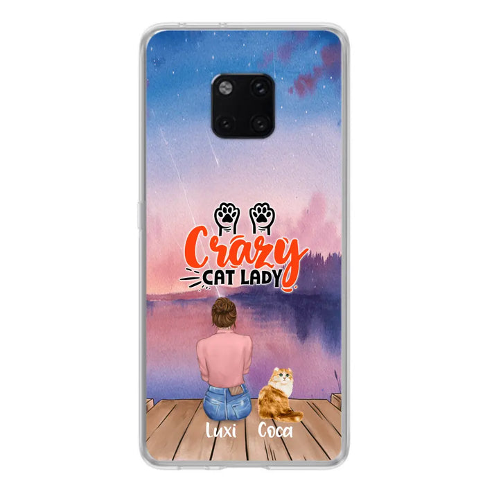 Custom Personalized Cat Mom Phone Case - Upto 5 Cats - Gift Idea For Cat Lover - Best Cat Mom Ever - Case For Xiaomi, Oppo And Huawei