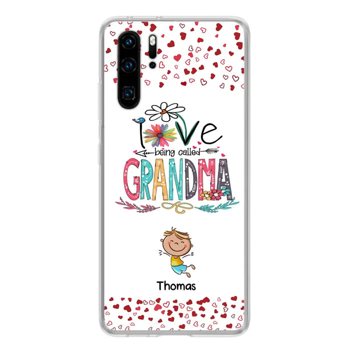 Custom Personalized Blessed To Be Called Nana Phone Case - Upto 5 Kids - Gift Idea For Nana/ Mama/Kids - Case For Xiaomi, Oppo And Huawei