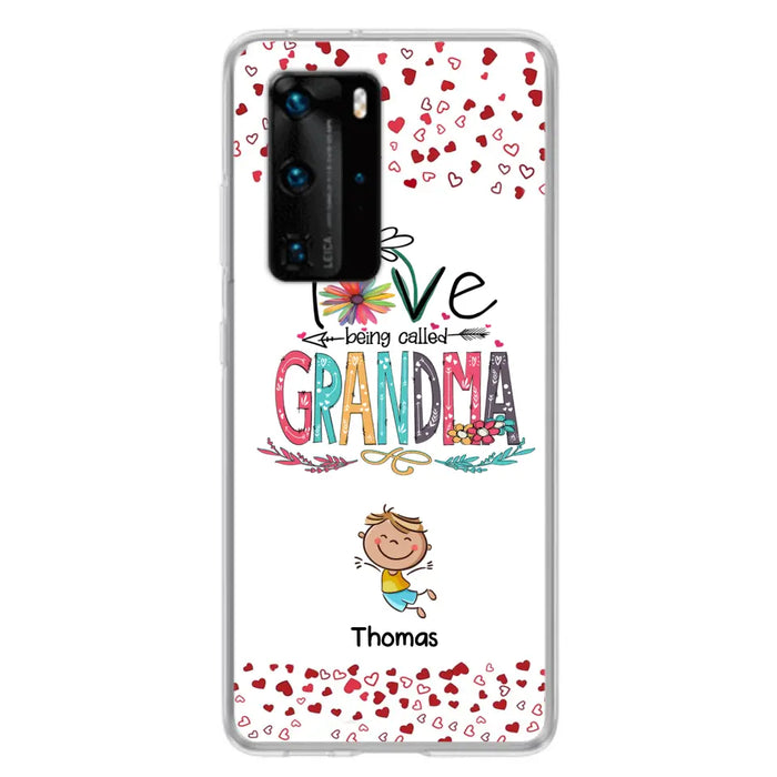 Custom Personalized Blessed To Be Called Nana Phone Case - Upto 5 Kids - Gift Idea For Nana/ Mama/Kids - Case For Xiaomi, Oppo And Huawei