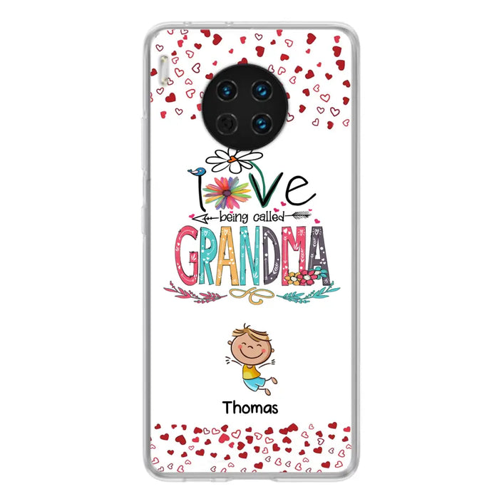 Custom Personalized Blessed To Be Called Nana Phone Case - Upto 5 Kids - Gift Idea For Nana/ Mama/Kids - Case For Xiaomi, Oppo And Huawei