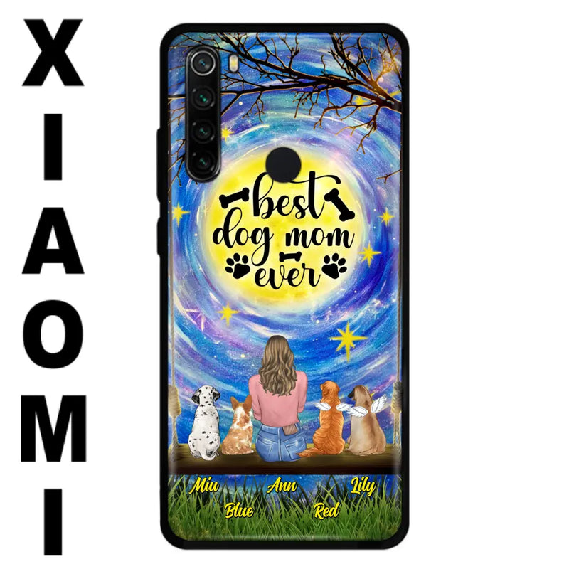 Personalized Dog Mom Phone Case - Up to 4 Dogs - Gift Idea For Dog Lovers - I Love You To the Moon And Back - Case For Xiaomi/Huawei/Oppo