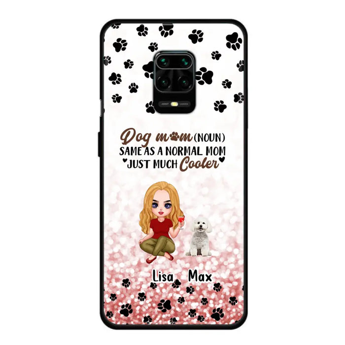 Custom Personalized Dog Mom Phone Case - Upto 6 Dogs - Best Gift For Dog Lover - Crazy Dog Mom - Case For Xiaomi/Huawei/Oppo