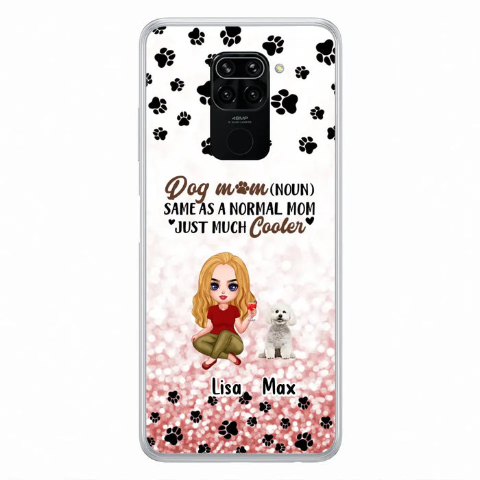 Custom Personalized Dog Mom Phone Case - Upto 6 Dogs - Best Gift For Dog Lover - Crazy Dog Mom - Case For Xiaomi/Huawei/Oppo