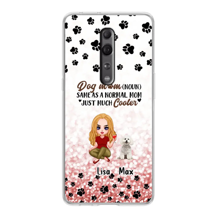 Custom Personalized Dog Mom Phone Case - Upto 6 Dogs - Best Gift For Dog Lover - Crazy Dog Mom - Case For Xiaomi/Huawei/Oppo