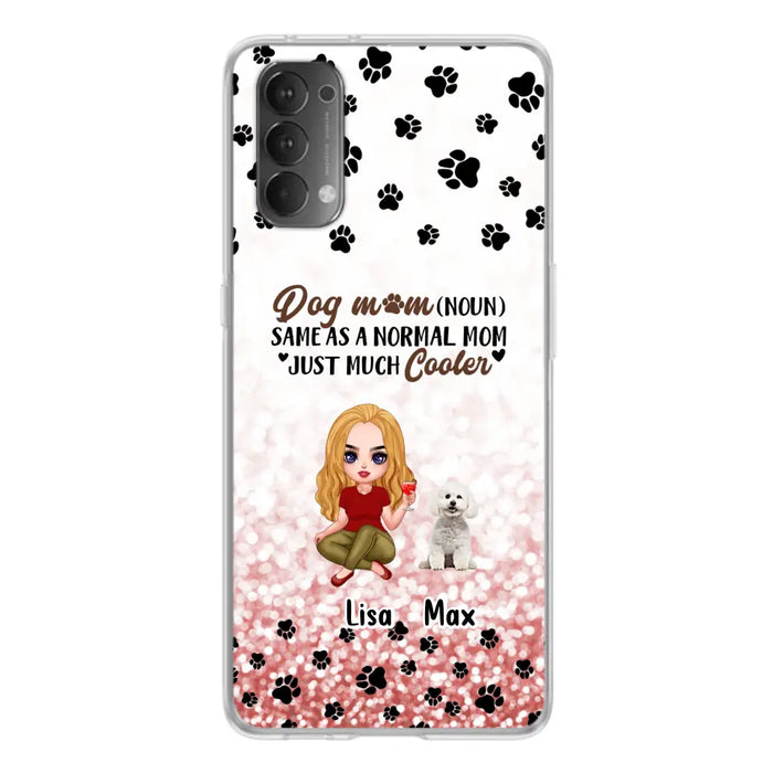 Custom Personalized Dog Mom Phone Case - Upto 6 Dogs - Best Gift For Dog Lover - Crazy Dog Mom - Case For Xiaomi/Huawei/Oppo