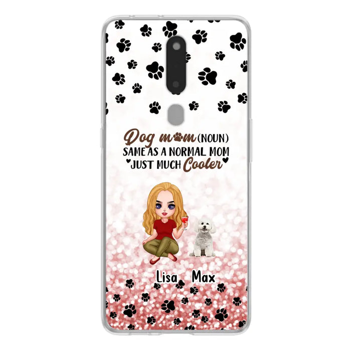 Custom Personalized Dog Mom Phone Case - Upto 6 Dogs - Best Gift For Dog Lover - Crazy Dog Mom - Case For Xiaomi/Huawei/Oppo