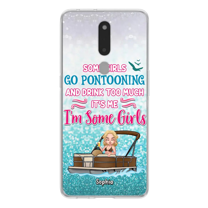 Custom Personalized Pontoon Queen Phone Case - Best Gift Idea For Pontoon Lovers - Some Girls Go Pontooning And Drink Too Much, It's Me, I'm Some Girls - Cases For Oppo, Xiaomi And Huawei