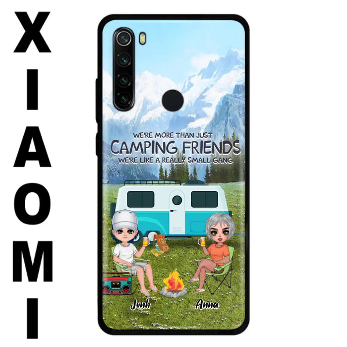 Custom Personalized Mountain Camping Friends Phone Case - Upto 8 People - Best Gift For Camping Lovers - Case For Xiaomi, Oppo And Huawei