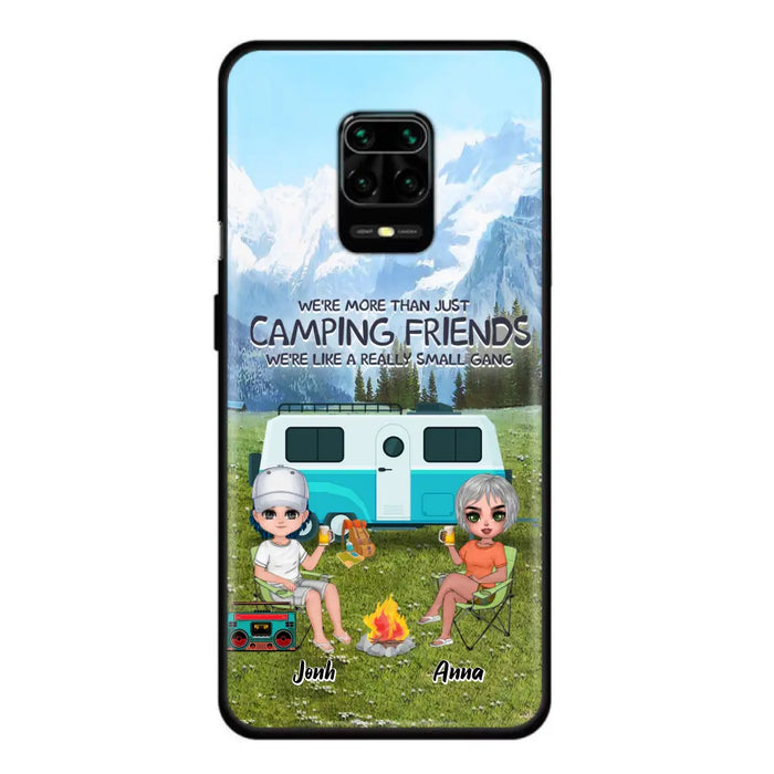 Custom Personalized Mountain Camping Friends Phone Case - Upto 8 People - Best Gift For Camping Lovers - Case For Xiaomi, Oppo And Huawei