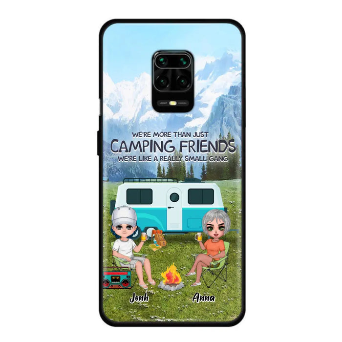 Custom Personalized Mountain Camping Friends Phone Case - Upto 8 People - Best Gift For Camping Lovers - Case For Xiaomi, Oppo And Huawei