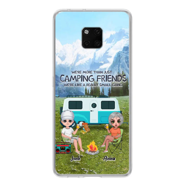 Custom Personalized Mountain Camping Friends Phone Case - Upto 8 People - Best Gift For Camping Lovers - Case For Xiaomi, Oppo And Huawei