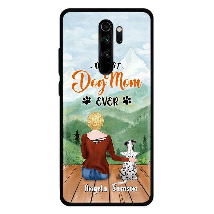 Custom Personalized Dog Mom Phone Case - Upto 5 Dogs - Gift Idea For Dog Lovers  - Dopest Dog Mom Ever - Case For Huawei/Xiaomi/Oppo