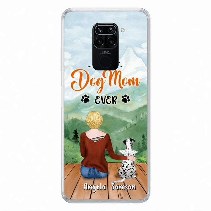 Custom Personalized Dog Mom Phone Case - Upto 5 Dogs - Gift Idea For Dog Lovers  - Dopest Dog Mom Ever - Case For Huawei/Xiaomi/Oppo