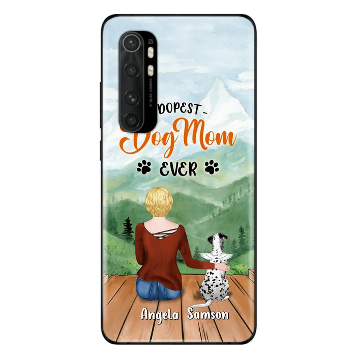 Custom Personalized Dog Mom Phone Case - Upto 5 Dogs - Gift Idea For Dog Lovers  - Dopest Dog Mom Ever - Case For Huawei/Xiaomi/Oppo