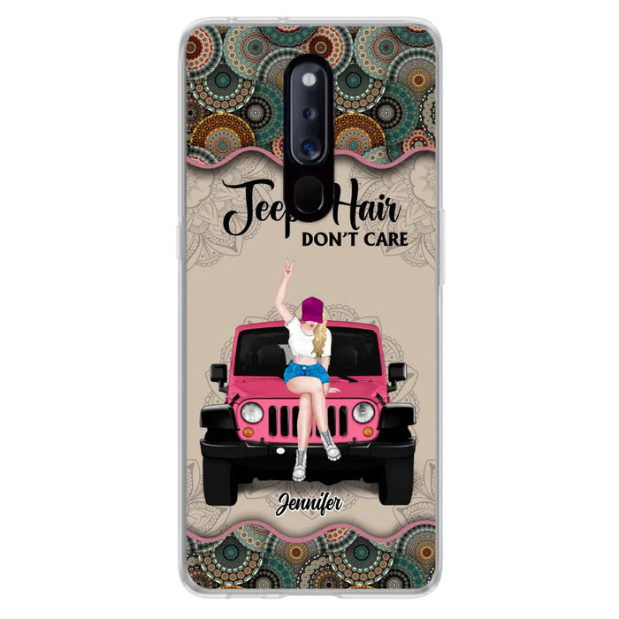 Custom Personalized Off-road Girl Phone Case - Upto 4 Dogs - Gift Idea For Dog/Off-road Lovers - Case for Xiaomi, Huawei & Oppo