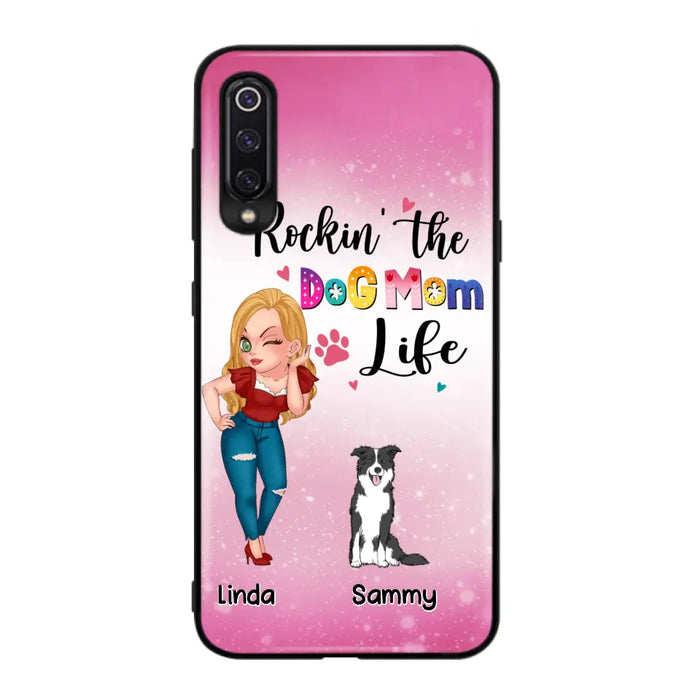 Custom Personalized Dog Mom Phone Case - Upto 6 Dogs - Gift Idea For Dog Lover - Rockin' The The Dog Mom Life - Case for Xiaomi, Huawei & Oppo