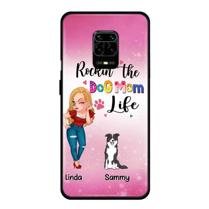 Custom Personalized Dog Mom Phone Case - Upto 6 Dogs - Gift Idea For Dog Lover - Rockin' The The Dog Mom Life - Case for Xiaomi, Huawei & Oppo