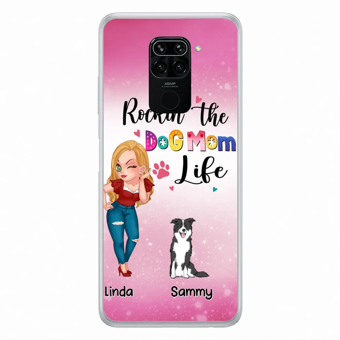 Custom Personalized Dog Mom Phone Case - Upto 6 Dogs - Gift Idea For Dog Lover - Rockin' The The Dog Mom Life - Case for Xiaomi, Huawei & Oppo