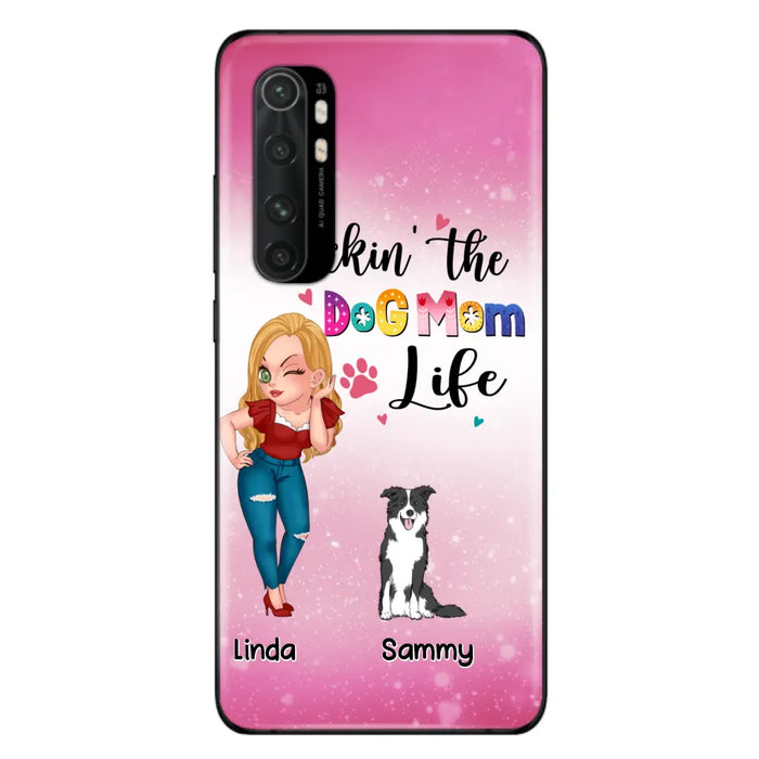 Custom Personalized Dog Mom Phone Case - Upto 6 Dogs - Gift Idea For Dog Lover - Rockin' The The Dog Mom Life - Case for Xiaomi, Huawei & Oppo