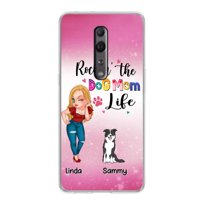 Custom Personalized Dog Mom Phone Case - Upto 6 Dogs - Gift Idea For Dog Lover - Rockin' The The Dog Mom Life - Case for Xiaomi, Huawei & Oppo