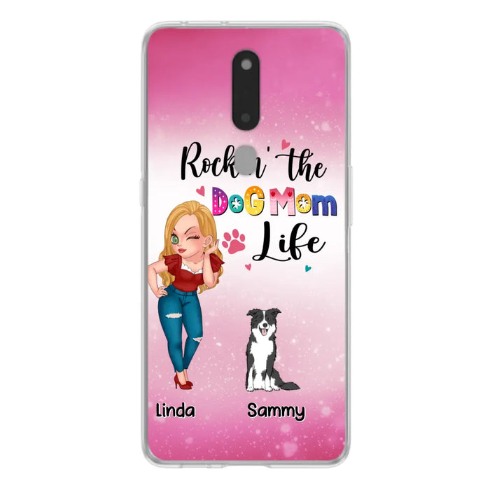 Custom Personalized Dog Mom Phone Case - Upto 6 Dogs - Gift Idea For Dog Lover - Rockin' The The Dog Mom Life - Case for Xiaomi, Huawei & Oppo