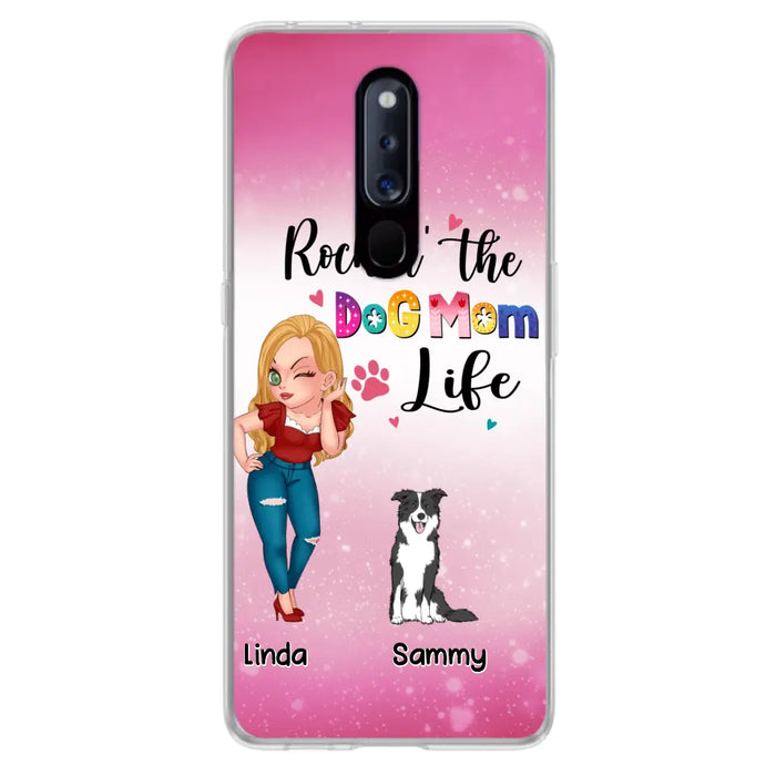 Custom Personalized Dog Mom Phone Case - Upto 6 Dogs - Gift Idea For Dog Lover - Rockin' The The Dog Mom Life - Case for Xiaomi, Huawei & Oppo