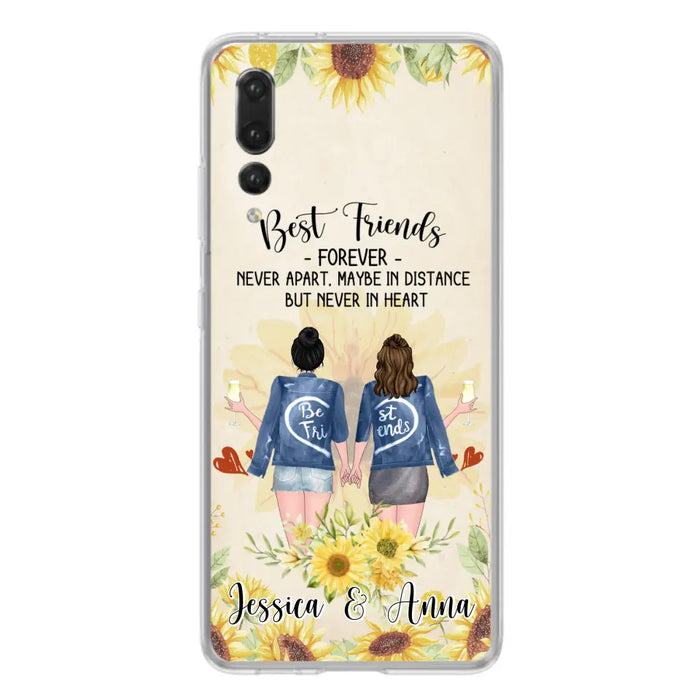 Custom Personalized Friends Phone Case - Upto 4 Besties - Gift Idea For Best Friends - Best Friends Forever - Case for Huawei, Oppo & Xiaomi