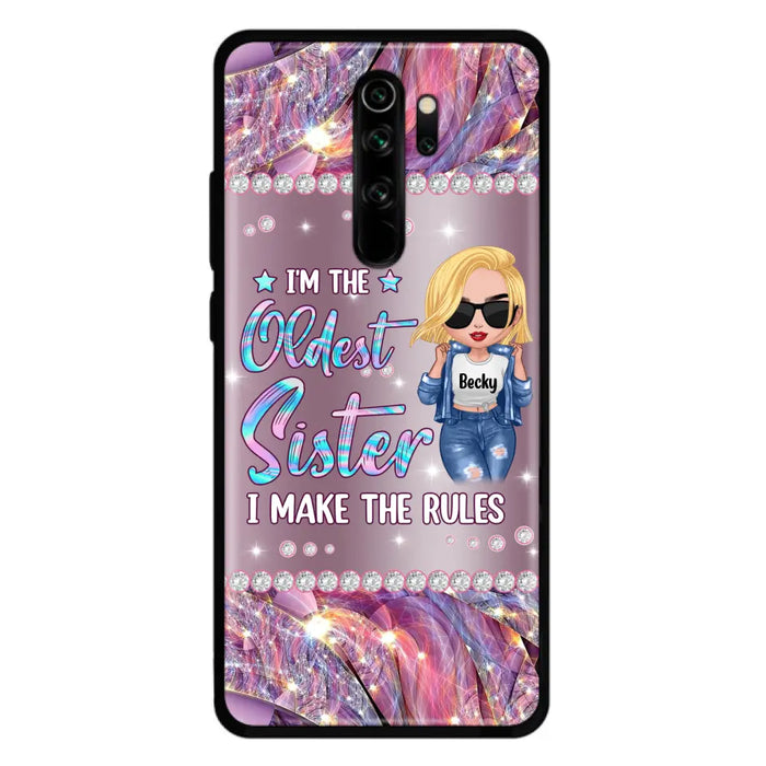 Custom Personalized Sister Phone Case - Gift Idea For Siblings/Sisters - I'm The Oldest Sister I Make The Rules - Cases For Oppo, Xiaomi & Huawei