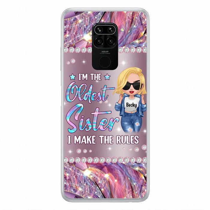 Custom Personalized Sister Phone Case - Gift Idea For Siblings/Sisters - I'm The Oldest Sister I Make The Rules - Cases For Oppo, Xiaomi & Huawei