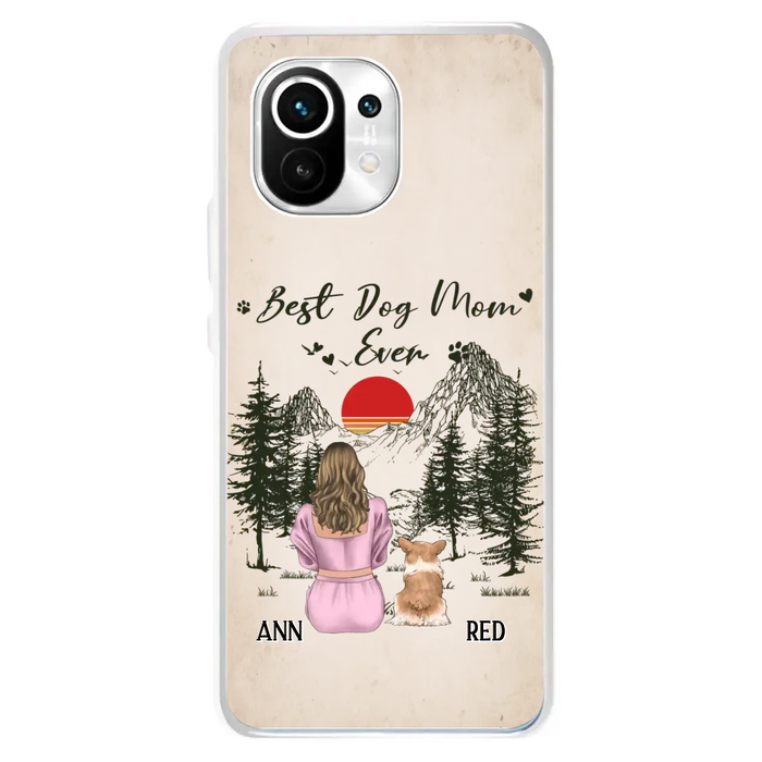 Custom Personalized Dog Mom Phone Case - Upto 4 Dogs - Mother's Day Gift Idea Dog Lovers - Best Dog Mom Ever - Case For Xiaomi/Huawei/Oppo