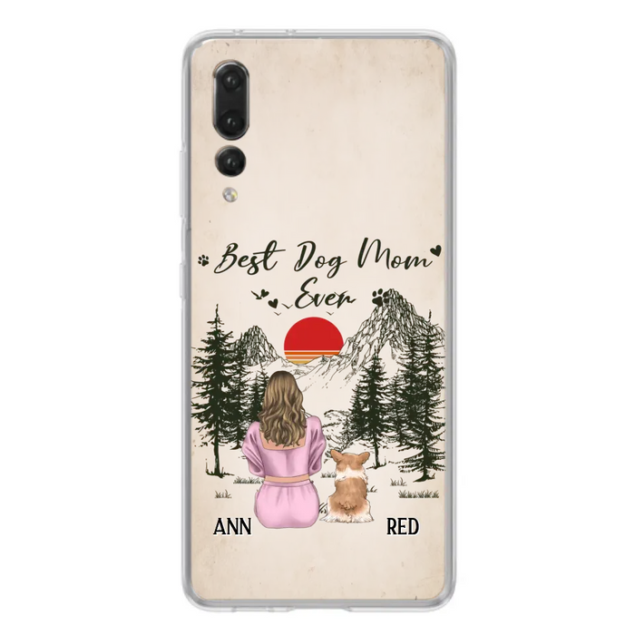 Custom Personalized Dog Mom Phone Case - Upto 4 Dogs - Mother's Day Gift Idea Dog Lovers - Best Dog Mom Ever - Case For Xiaomi/Huawei/Oppo