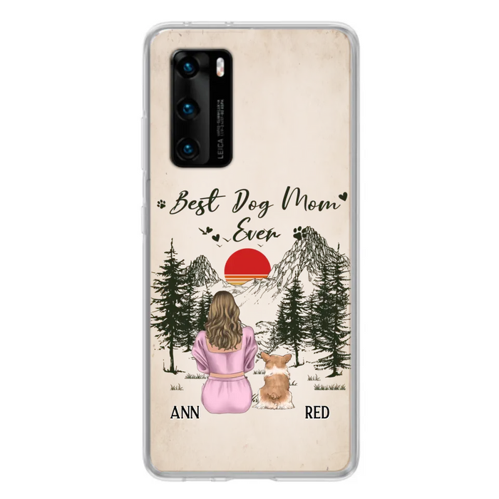 Custom Personalized Dog Mom Phone Case - Upto 4 Dogs - Mother's Day Gift Idea Dog Lovers - Best Dog Mom Ever - Case For Xiaomi/Huawei/Oppo