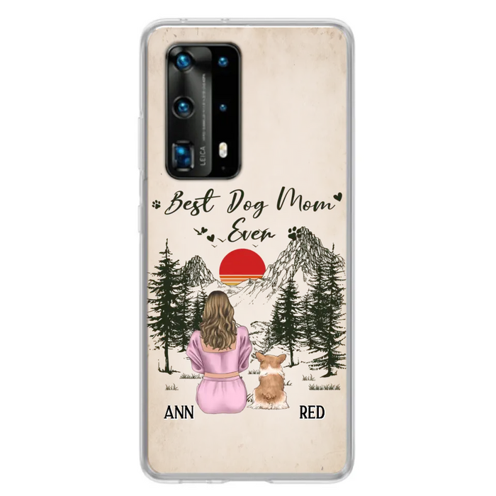 Custom Personalized Dog Mom Phone Case - Upto 4 Dogs - Mother's Day Gift Idea Dog Lovers - Best Dog Mom Ever - Case For Xiaomi/Huawei/Oppo