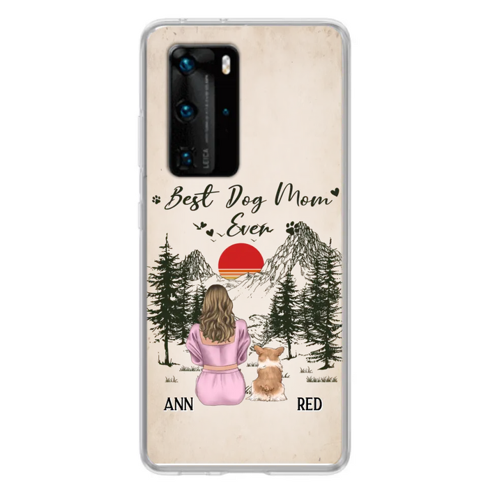 Custom Personalized Dog Mom Phone Case - Upto 4 Dogs - Mother's Day Gift Idea Dog Lovers - Best Dog Mom Ever - Case For Xiaomi/Huawei/Oppo