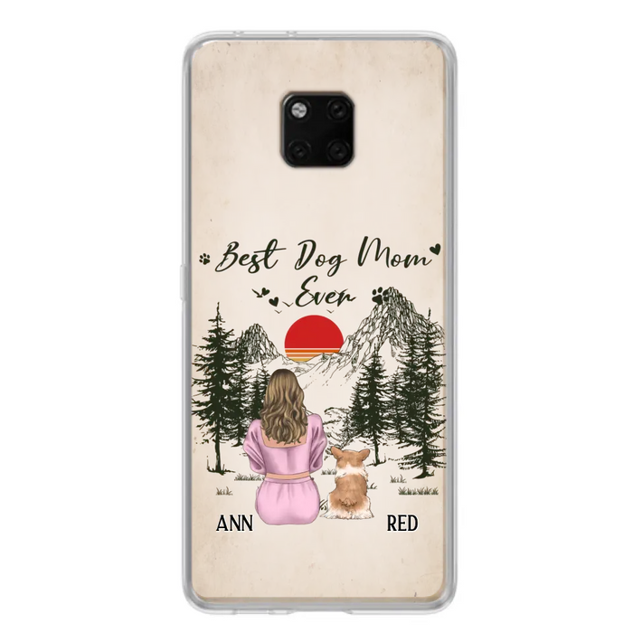 Custom Personalized Dog Mom Phone Case - Upto 4 Dogs - Mother's Day Gift Idea Dog Lovers - Best Dog Mom Ever - Case For Xiaomi/Huawei/Oppo