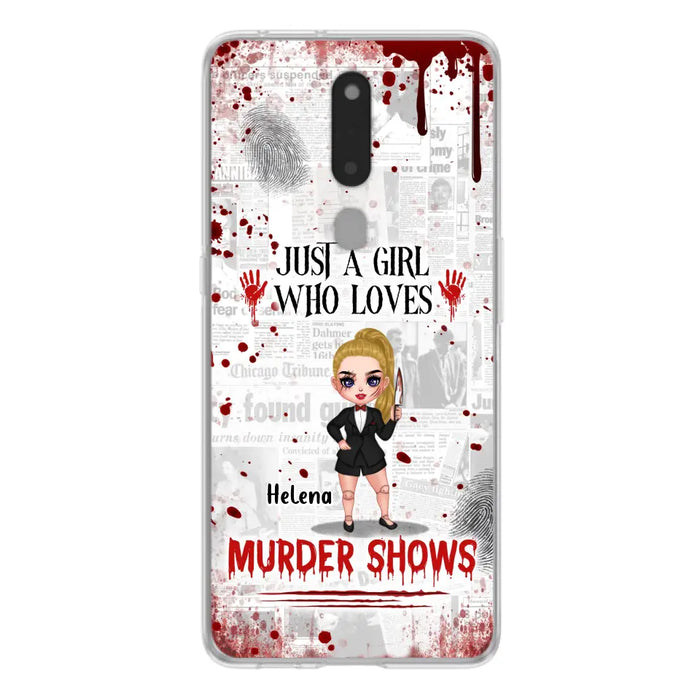 Personalized Witch Phone Case - Gift Idea For Witch Lover/ Halloween - Just A Girl Who Loves Murder Shows - Case For Oppo/Xiaomi/Huawei