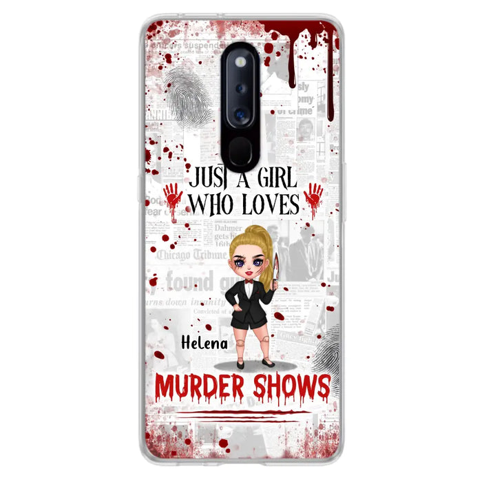 Personalized Witch Phone Case - Gift Idea For Witch Lover/ Halloween - Just A Girl Who Loves Murder Shows - Case For Oppo/Xiaomi/Huawei