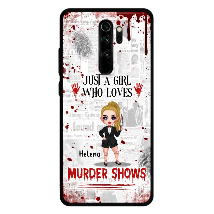 Personalized Witch Phone Case - Gift Idea For Witch Lover/ Halloween - Just A Girl Who Loves Murder Shows - Case For Oppo/Xiaomi/Huawei