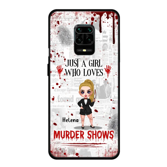 Personalized Witch Phone Case - Gift Idea For Witch Lover/ Halloween - Just A Girl Who Loves Murder Shows - Case For Oppo/Xiaomi/Huawei