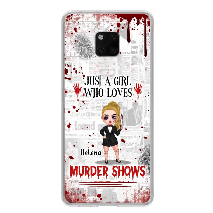 Personalized Witch Phone Case - Gift Idea For Witch Lover/ Halloween - Just A Girl Who Loves Murder Shows - Case For Oppo/Xiaomi/Huawei