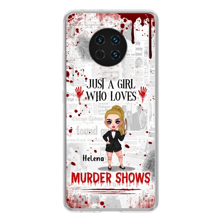 Personalized Witch Phone Case - Gift Idea For Witch Lover/ Halloween - Just A Girl Who Loves Murder Shows - Case For Oppo/Xiaomi/Huawei