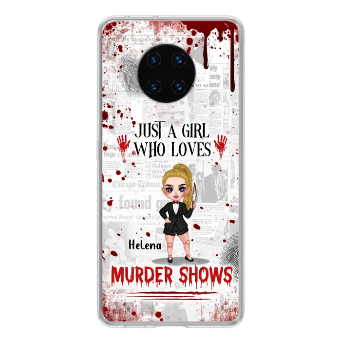 Personalized Witch Phone Case - Gift Idea For Witch Lover/ Halloween - Just A Girl Who Loves Murder Shows - Case For Oppo/Xiaomi/Huawei