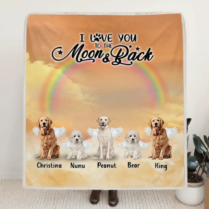 Custom Personalized Dog Blanket - Best Gift For Dog Lovers - Don'n Cry For Me Mom ! I'm Ok