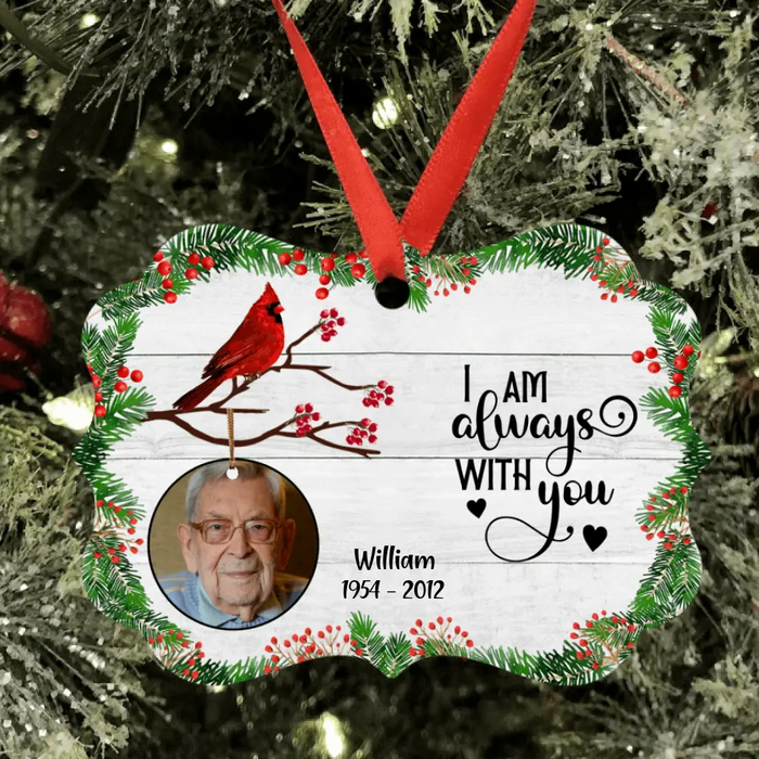 Custom Personalized Memorial Ornament - Best Gift For Family - I'll Hold You In My Heart Till I Can Hold You In Heaven