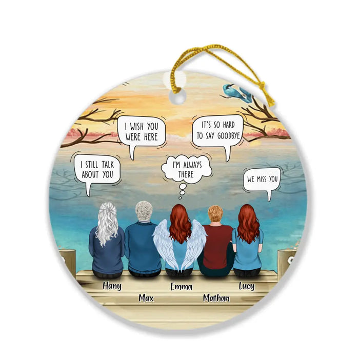 Custom Personalized Memorial Ornament - Upto 5 People - Gift Idea For Family