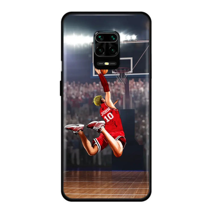 Custom Personalized Basketball Phone Case - Gift Idea For Basketball Lovers/Son/Grandson - Case For Oppo/Xiaomi/Huawei